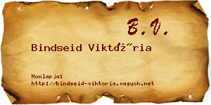 Bindseid Viktória névjegykártya